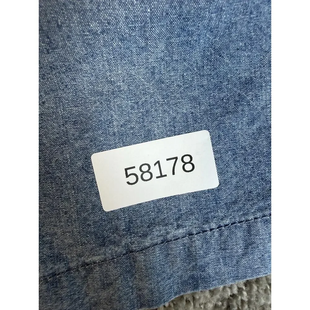 Weekender Shorts Mens 32 Blue Cargo Denim Cotton Relaxed 9 In Inseam Pockets